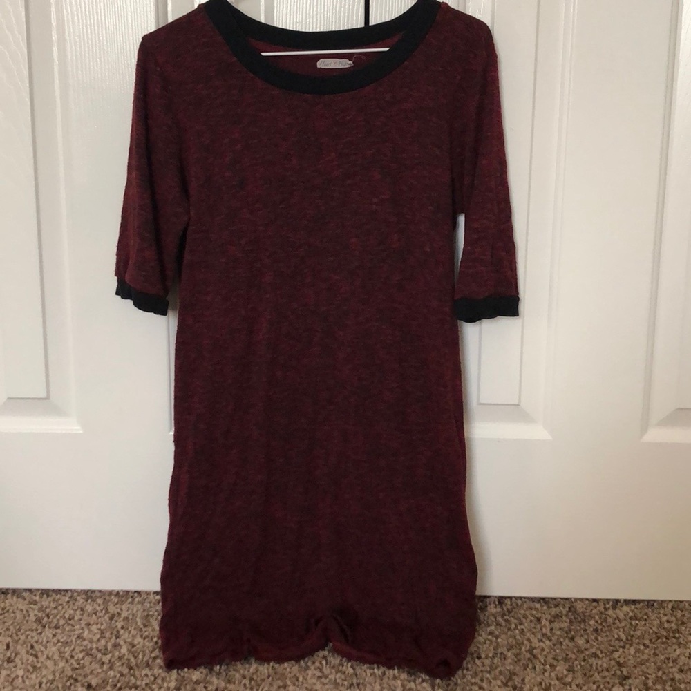 Burgundy Dress